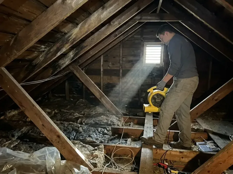 attic-water-damage-drying-proc-007 — frequently asked questions, Emergency Water Extraction & 24/7 Flood Response in Rainsvi…